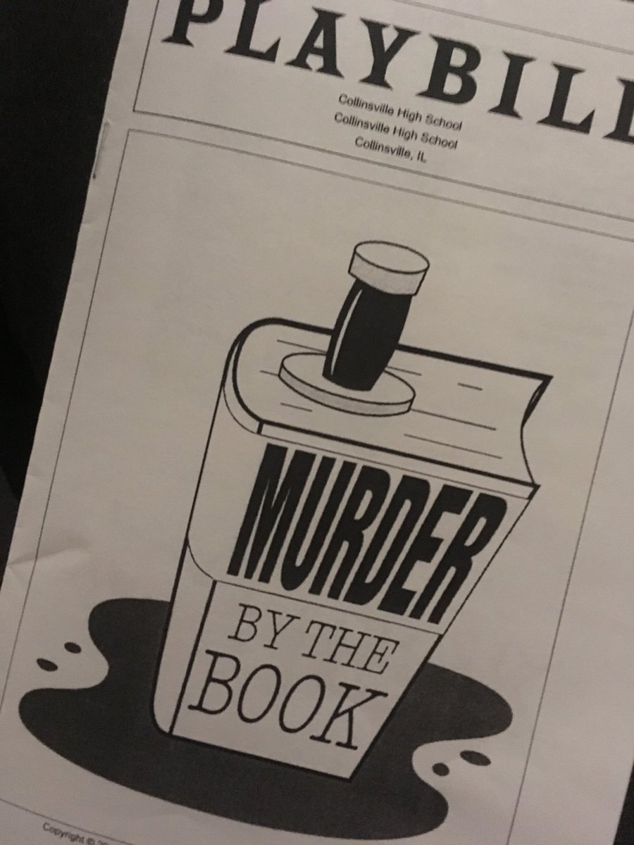 jburchett00's tweet photo. Murder by the Book at CHS tonight! #theater https://t.co/sf0chtFFSB