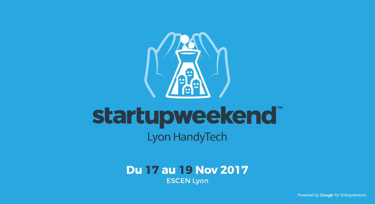 swlyon's tweet photo. Le #Startup #Weekend #HandyTech demarre demain :D ! Si vous n'avez toujours pas achété votre place : https://t.co/vj8aEygY7c https://t.co/ze3YsBkJdA