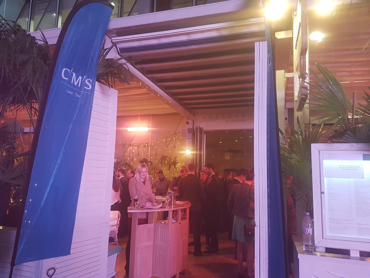 Another day...another #Manchester party! A wonderful night at the <a href="/CMS_law/">CMS UK</a> office party!