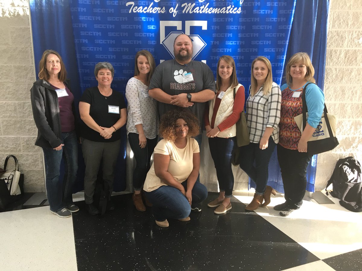 BC#1 T.E.A.M.  Math Leaders are here at the SCCTM conference preparing to find ONE MORE!