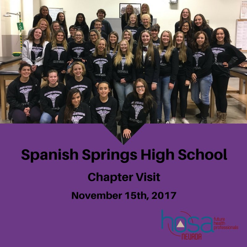 Spanish Springs High SchoolSports Medicine Academy on X: Please help our  HOSA students with our Winter Community Service Project. We are looking for  donations of the items below on the flyer to