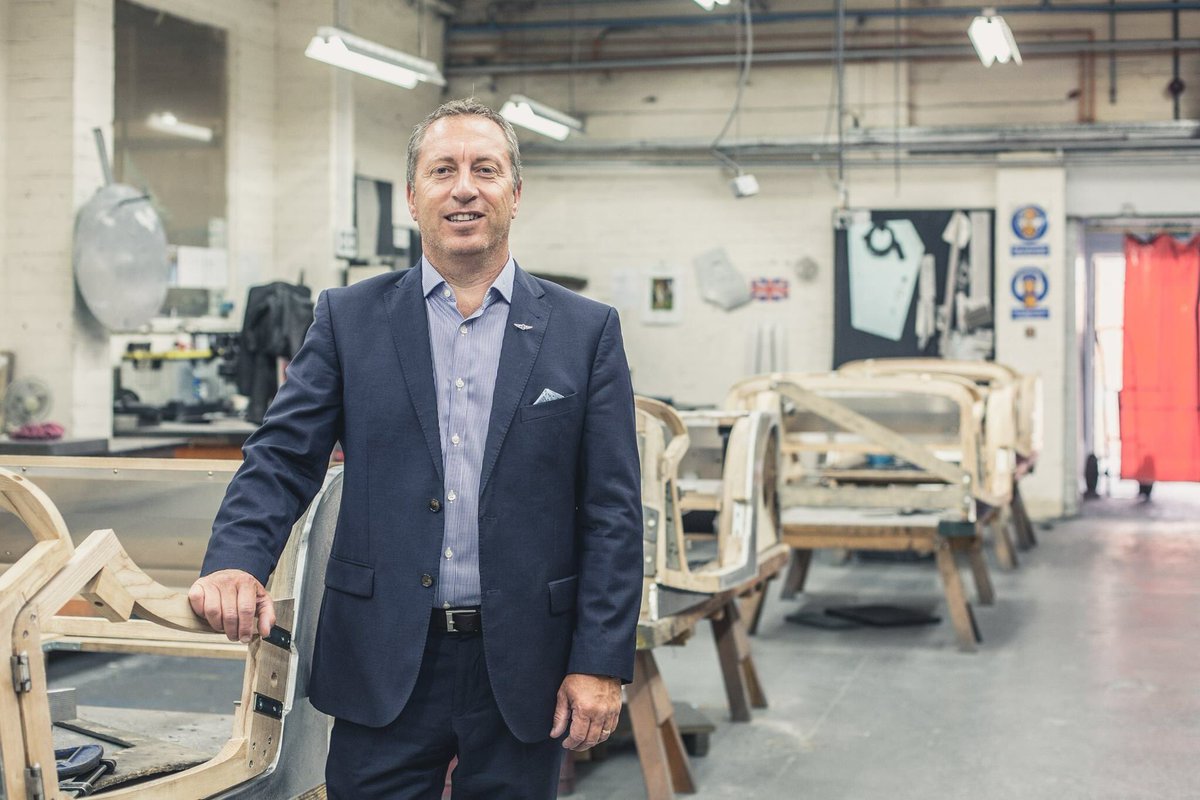 morganmotor's tweet photo. Congratulations and thank you to our Managing Director, Steve Morris, who this week celebrates 35 years working for the Morgan Motor Company, having originally joined as an apprentice in the Sheet Metal Department #TBT #InsideMorgan https://t.co/mTyUsEIjtc