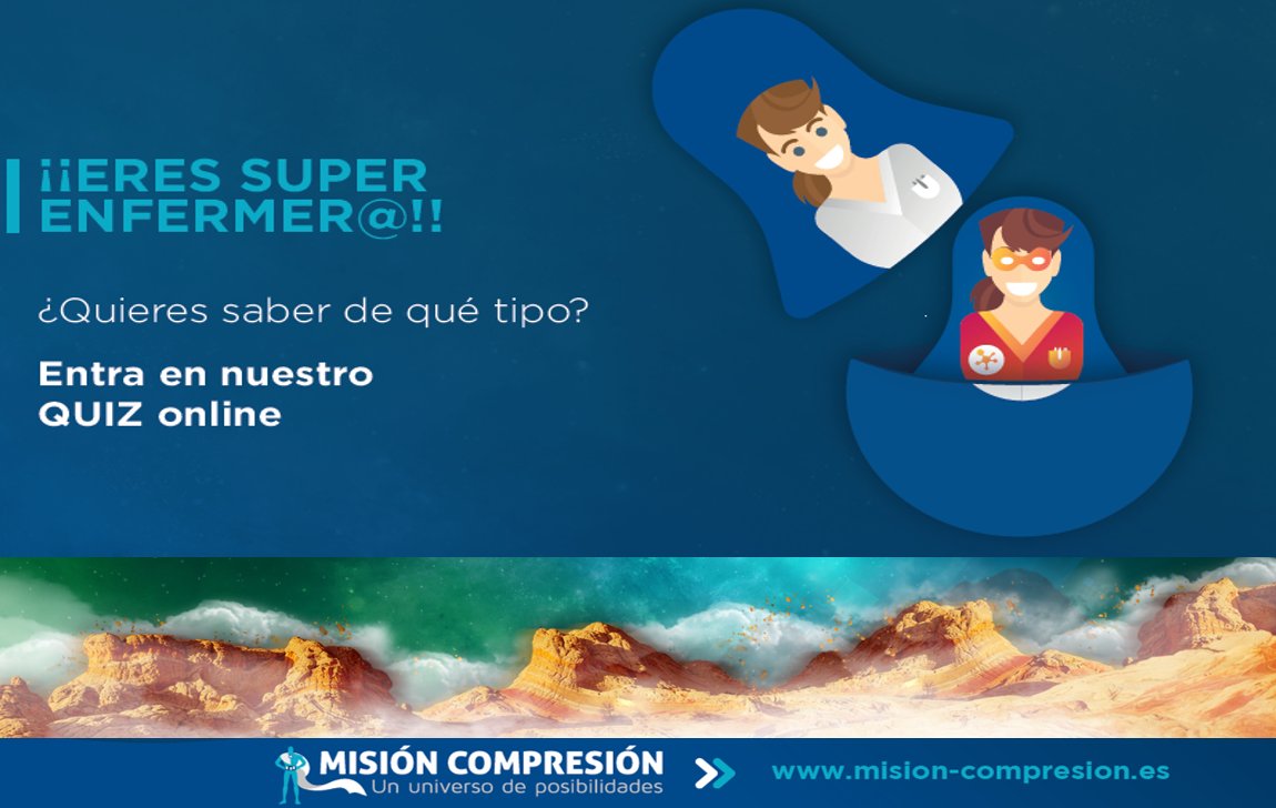 Ulcerasnet's tweet photo. ¿Ya sabes que tipo de super enfermer@ eres?
Descubre y comparte en tus redes sociales.
Únete a la misión compresión!
#misióncompresión #30N #compressionday @UrgoMedical_es https://t.co/SBfWNpIlUF