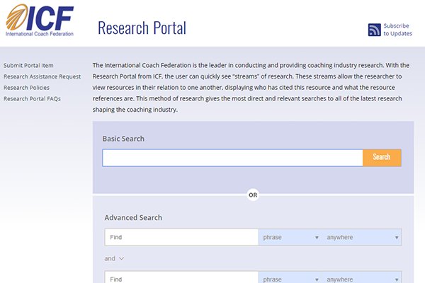 DYK our Research Portal houses more than 2,500 entries of #coaching research? Check it out: bit.ly/2d2h9WV https://t.co/PGondFZJCg