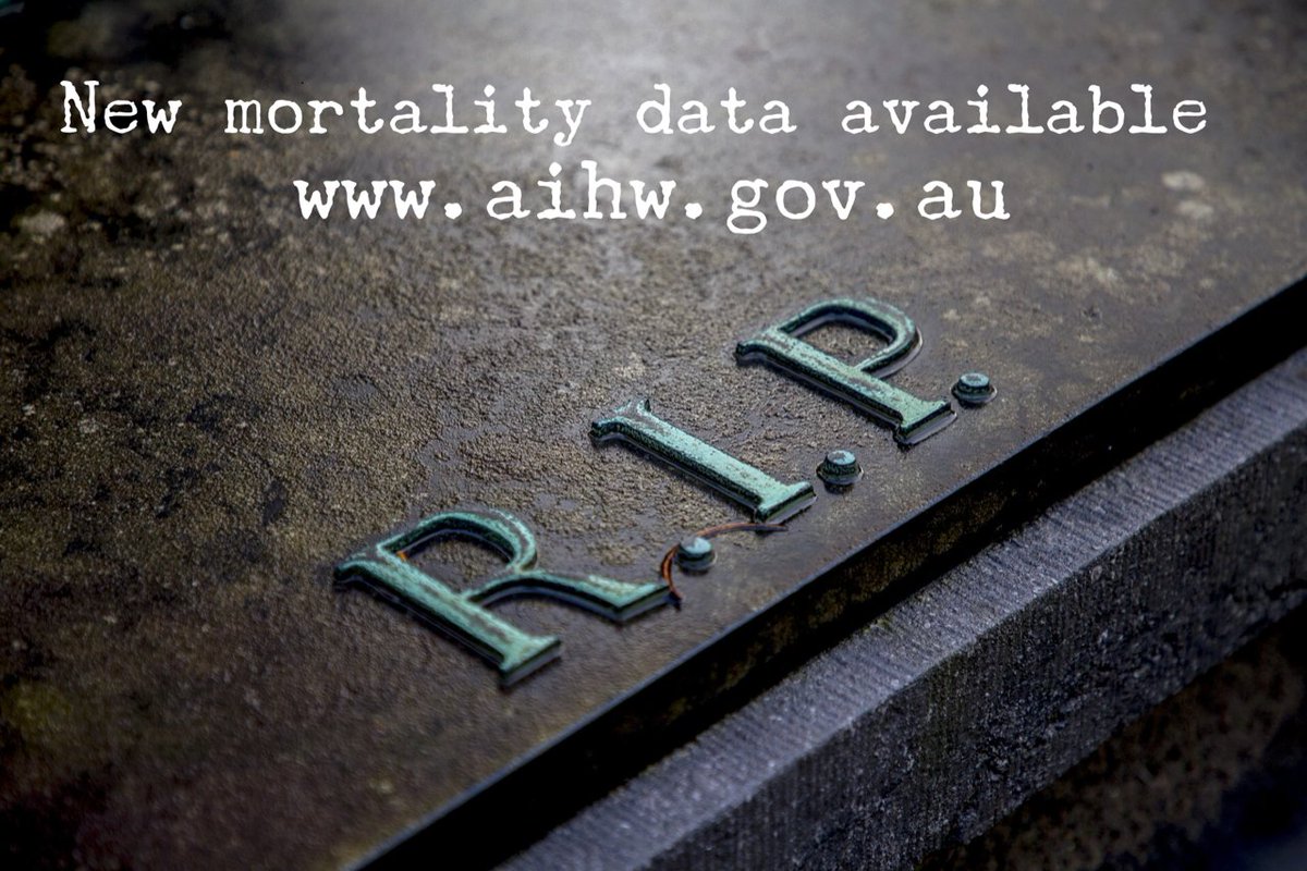 aihw's tweet image. Historical and recent deaths #data including causes, ages and sex, available through new General Record of Incidence of Mortality (GRIM) #mortality #deathdata #history ow.ly/lHCJ30gAjrn