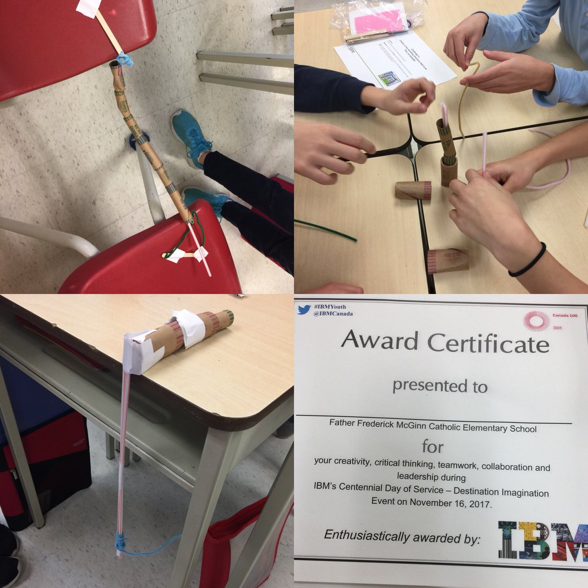 MrsColangelo's tweet photo. Amazing morning spent engaging, creating and innovating. Thank you to @IBMCanada for this outstanding opportunity. #IBMYouth https://t.co/mK1Z5ynueA