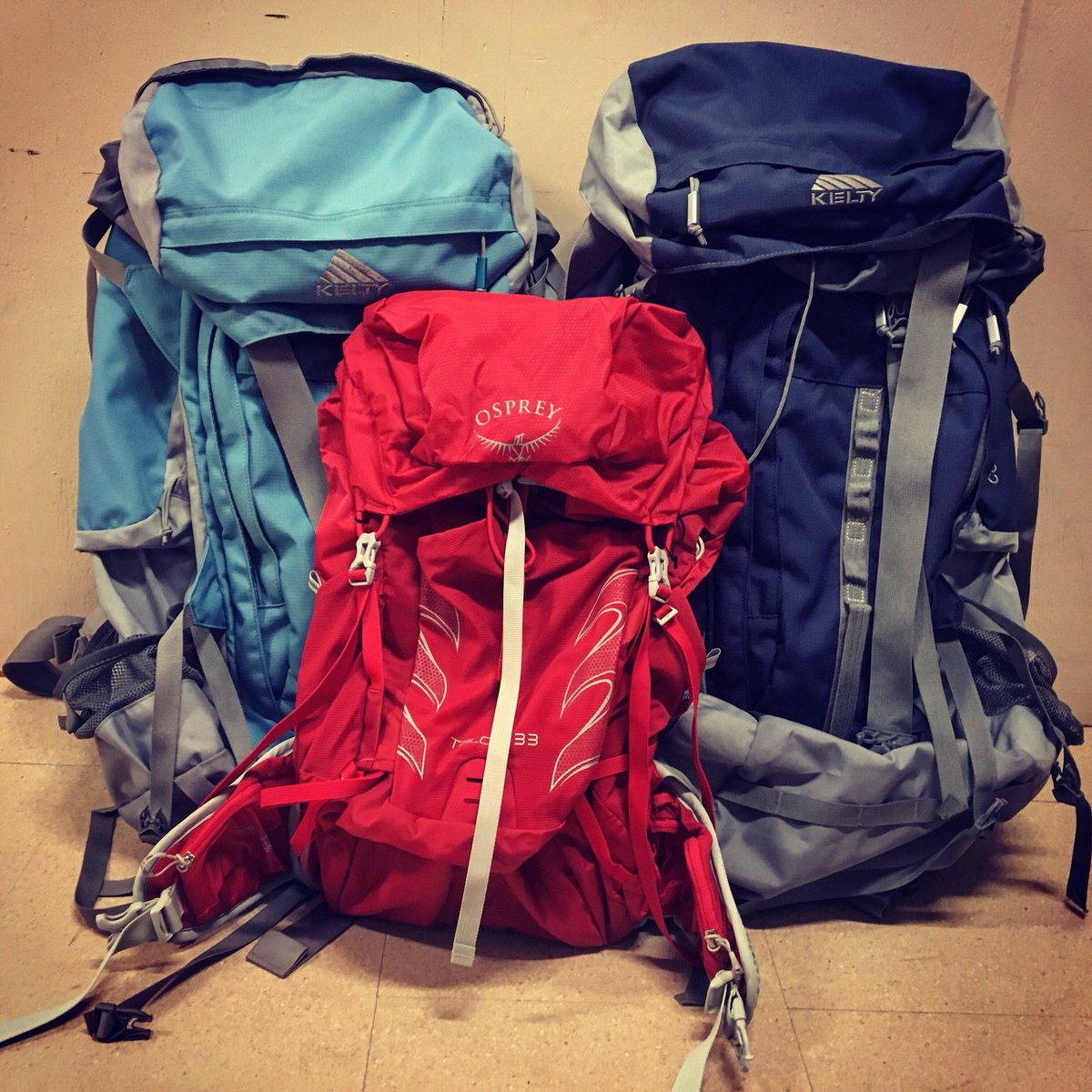 nccrecsports's tweet photo. Excited for the opportunity to outfit faculty and staff for their upcoming #dterm trip to Bioko Island, Equatorial Guinea with our outdoor gear!
Have an awesome, safe trip! #outdoorrecreation #ospreypacks #keltybackpack #studyabroad https://t.co/3BrjaVWuJ5