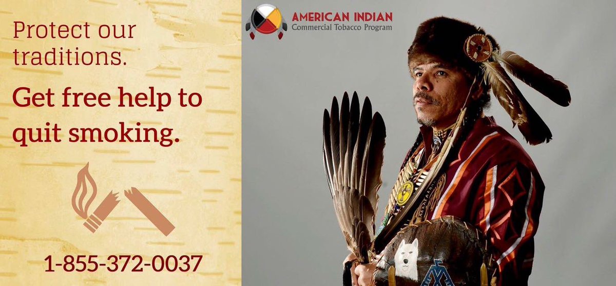 KeepItSacred's tweet photo. 1-855-372-0037
American Indians have a dedicated resource to aid their quit journey.
Call for culturally tailored commercial tobacco cessation coaches.
#GASO #NAHM #NAHM17 #KeepItSacred #AICTP
@AICAF_Org @AIHFS_Detroit @crihb @CDCTobaccoFree @SEARHCTweets @GPTCHB https://t.co/HhV52SX1Jo