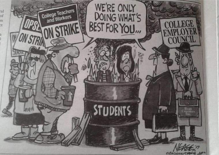 FaithandHarmony's tweet photo. #asstoclass #stopthestrike #CEC #opseu #Truth #collegestrike https://t.co/au79I5eXUX