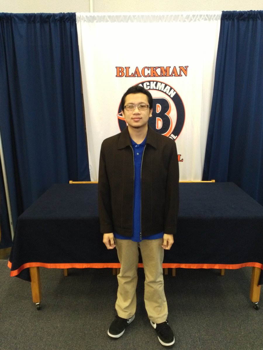 BlackmanHighNHS's tweet photo. Very nice to see @BlackmanAlumni, NHS alum, and current @MTSU student Tomy Chet today! https://t.co/4Y7sIcQfza