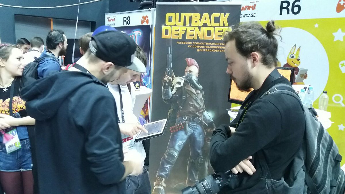 outbackdefender's tweet photo. We're on DevGAMM! #DevGAMM2017 #DevGAMM #madewithunity #gamedev #unity3d #outbackdefender https://t.co/YV6U0aQPJ0