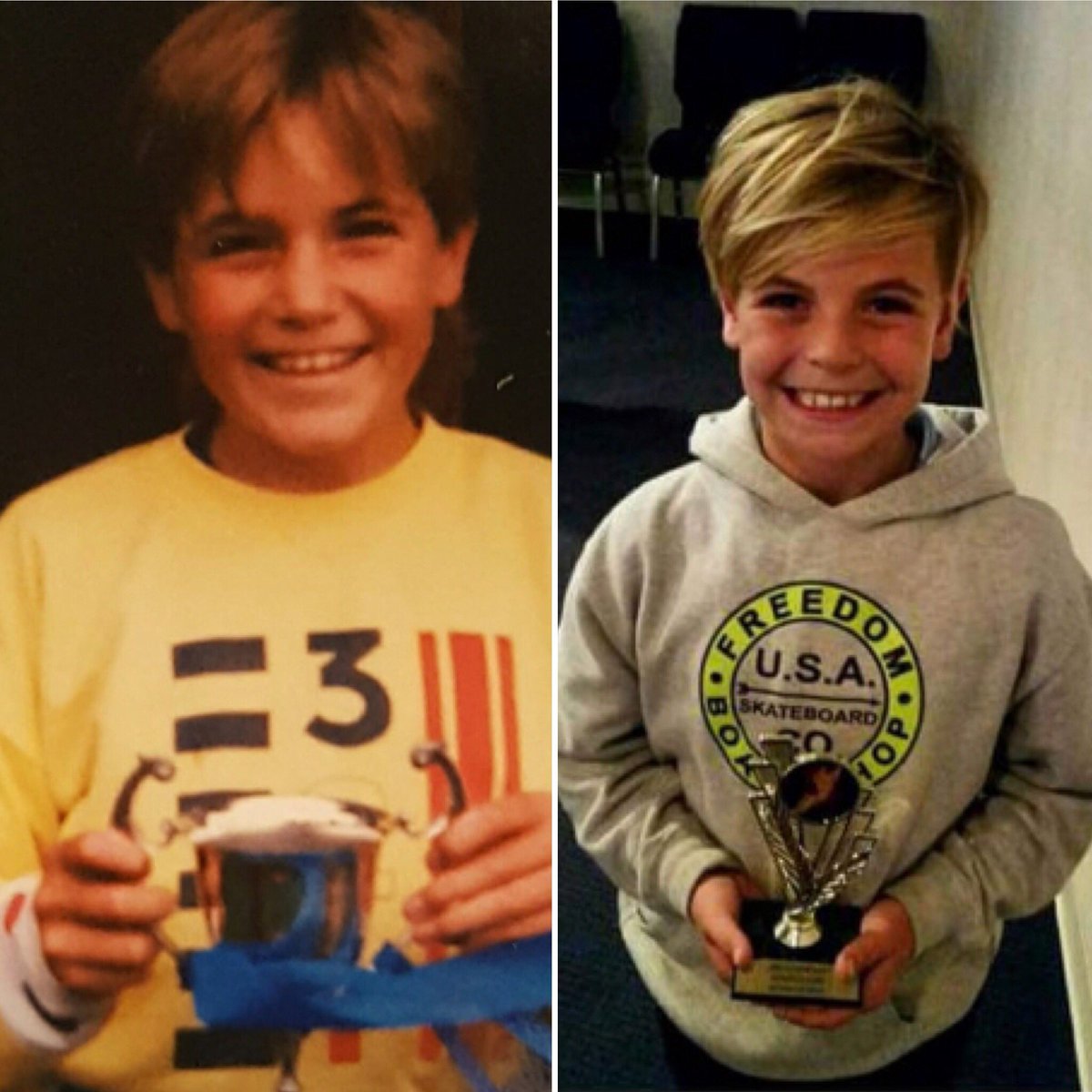 One is <a href="/britneyspears/">Britney Spears 🌹🚀</a> son and the other is my dear friend Sam May... 

#scary #britney #seeingdouble