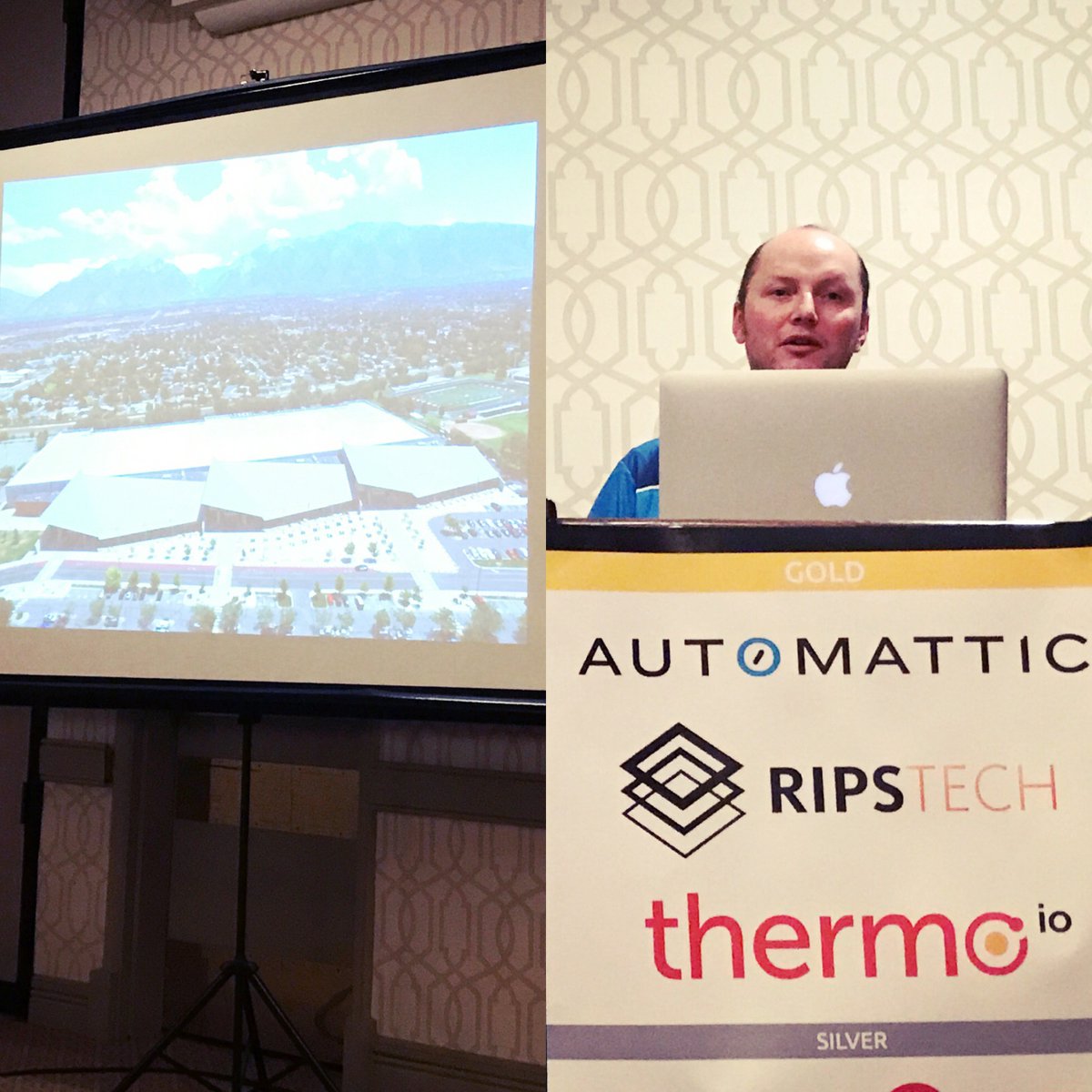 DragonBe's tweet photo. Cyber security by @mbniebergall at @phpworld2017 #phpworld #security #scarrystuff https://t.co/EcJSG2VBLj