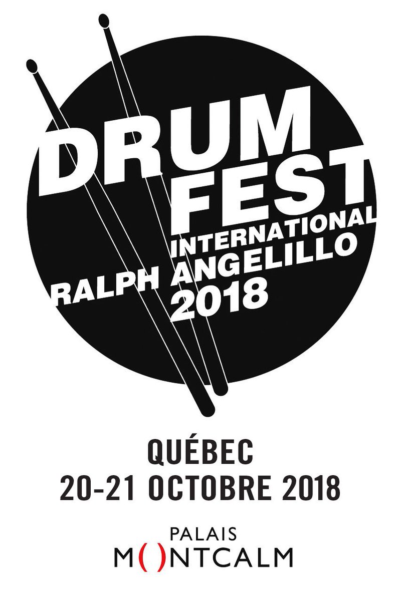 DrumfestQuebec's tweet photo. 2018 Dates for the Drum Fest International Ralph Angelillo https://t.co/esPKkczmep