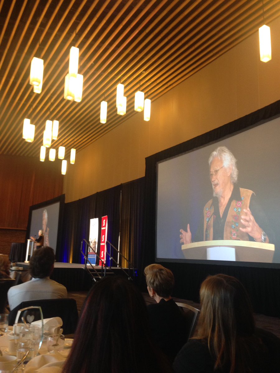 AFPVancouver's tweet image. Keynote address by David Suzuki &amp;amp; Severn Cullis-Suzuki #npd2017 #vancouvergives