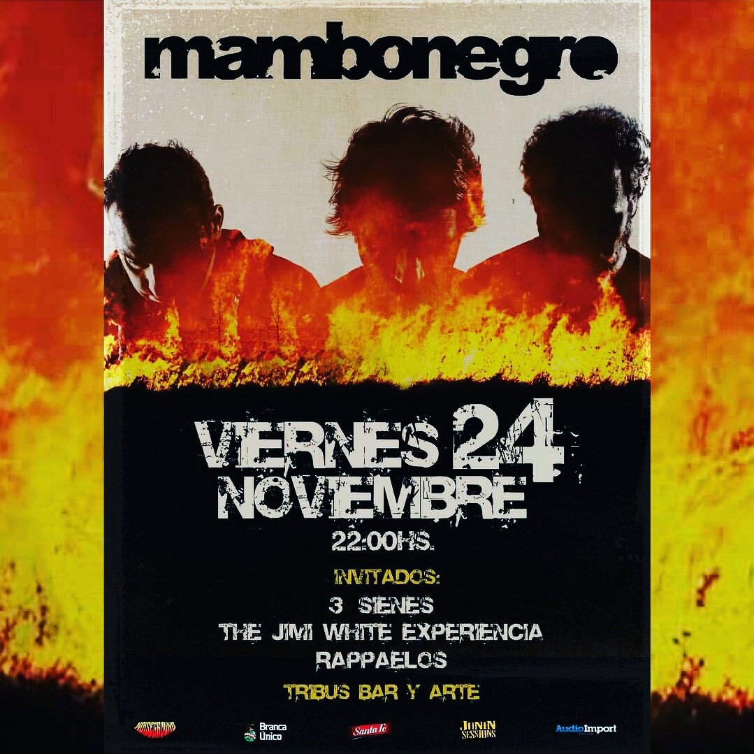 Nos preparamos para la despedida en Tribus #SantaFe y nos morimos por mostrarles el ADELANTO 👊 del nuevo disco! Uds?!
24/11 <a href="/Tribusbarsf/">Tribus Bar & Arte</a>