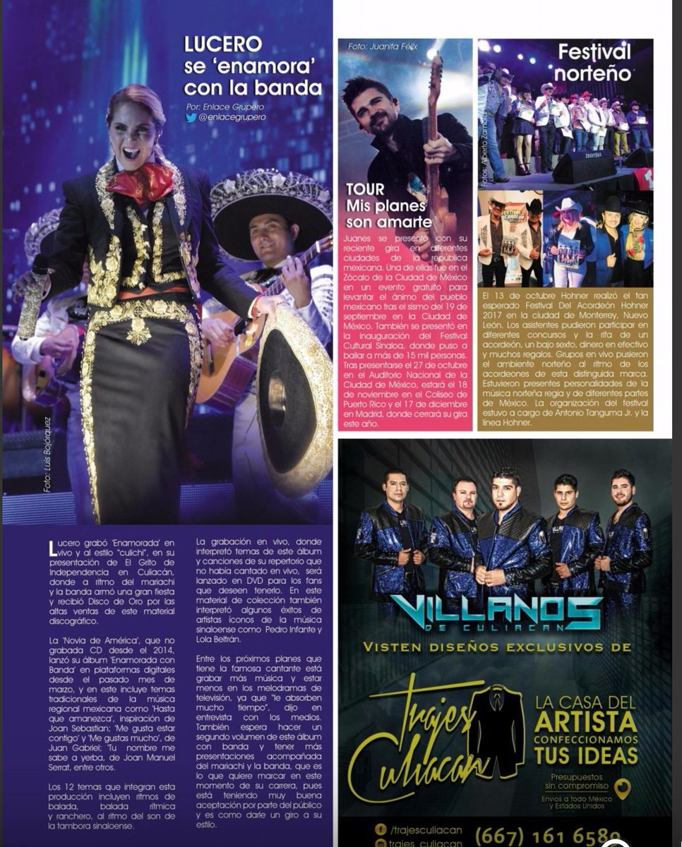 FamiLucerinaBR's tweet photo. @LuceroMexico se "enamora" con la banda.
By @EnlaceGrupero #edicion24 https://t.co/MB00KDwCFt