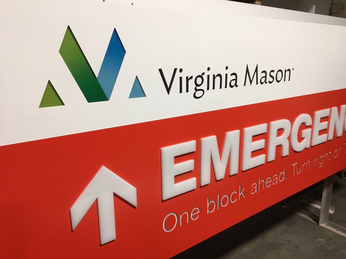 NWSigns's tweet photo. Virginia Mason wall signs finished up and looking awesome. Great job!
#electricalsigns
#signage
#NWsigns https://t.co/iKB1KNaMjA