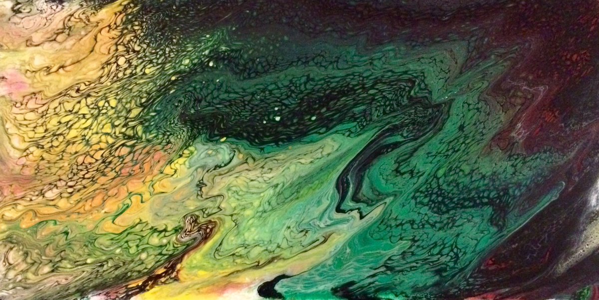 mixed_up_arts's tweet photo. I've worked really hard today on the science behind this & I'm really happy with my latest #DoubleSwipe #AcrylicPour #Cosmic #MixedMeda #Canvas :) https://t.co/3RQ0cvzBPu