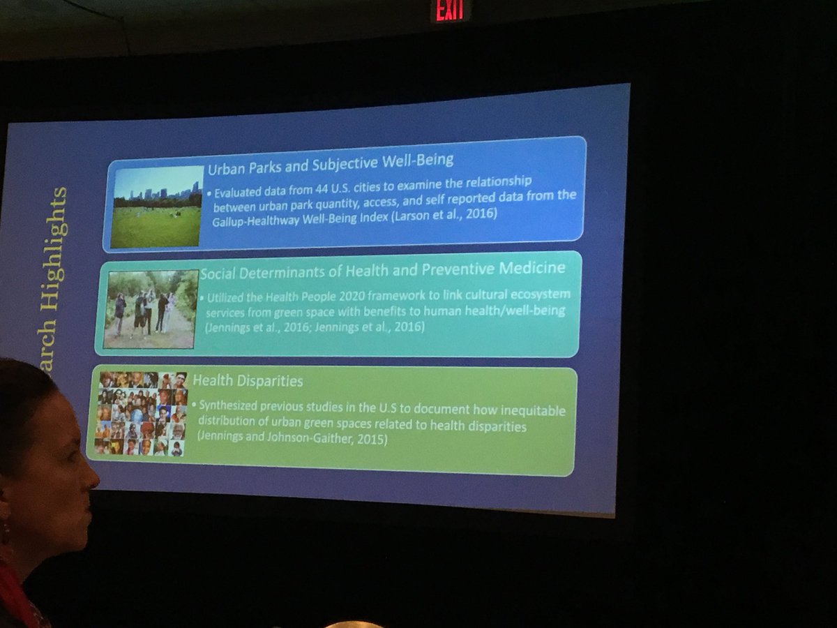 forestscanada's tweet photo. Dr Viniece Jennings @USDA talking about social determinants of health at #PCFTulsa. #TreeYourCity #healthydoseofgreen #ItTakesAForest https://t.co/hNURRg49NB