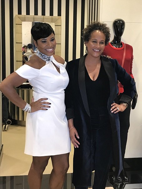 I_Stage's tweet photo. Gala Co-Chairs Erika Martin Bolden and @MoniquePressley stunned at last night's Host Committee fashion show! Get your tickets to #IStageGala17 today! https://t.co/eYH3PJiPVB