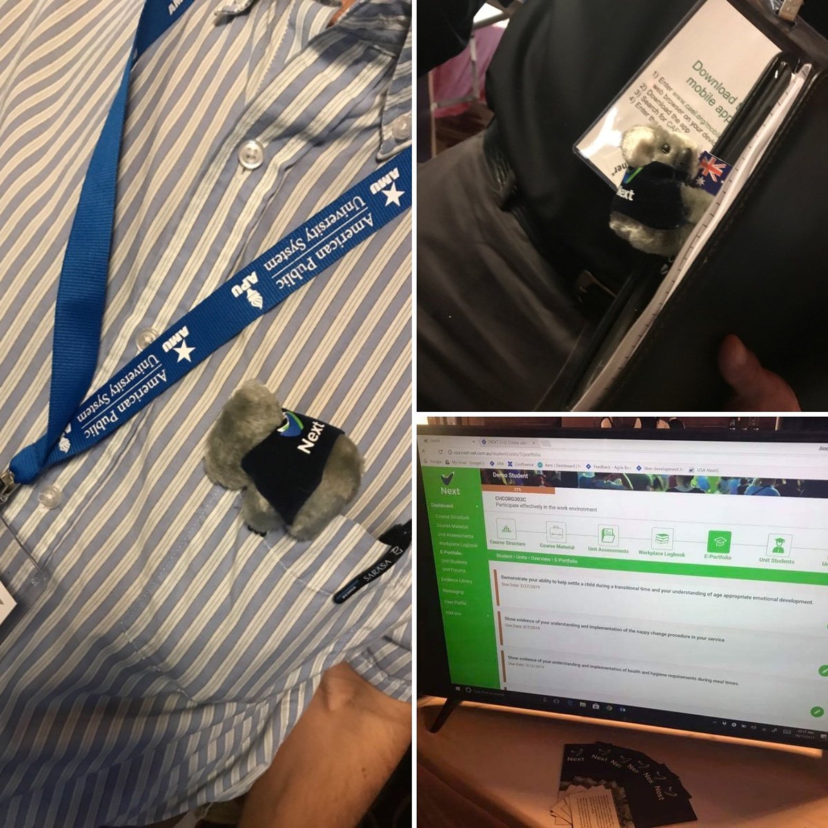 NextSoftwareAU's tweet photo. A little piece of Australia is making its way to the USA! Come and see us at booth #12.
#cael2017 #delcoronado #SanDiego https://t.co/xxgnEDPoWK