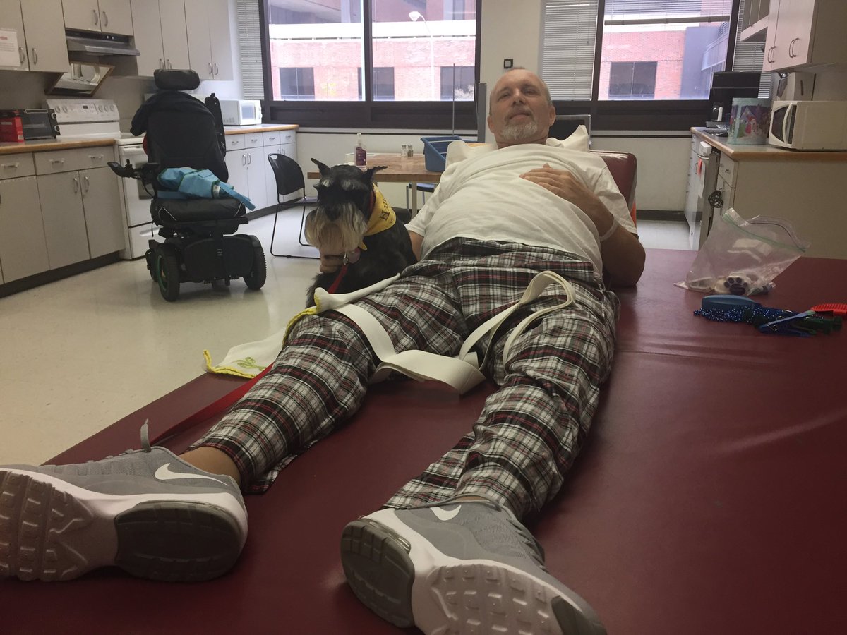 KShonesyUAB's tweet photo. Watch on @WBRCnews around 4:45p - @UABpsych and @HandinPawAL partner to see how man's best friend helps @uabmedicine spinal cord injury patients. https://t.co/D2gdK8yLt2