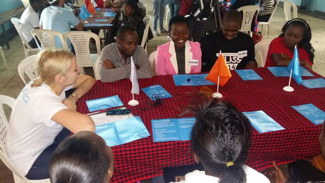Humaniq's tweet photo. The people behind the best-performed Humaniq Global Challenge projects and their first meeting with the unbanked population of #Nakuru in #Kenya.
#blockchainforsocialgood
#humaniqglobalchallenge #daretoimpactmillions https://t.co/E4fILNh0aA
