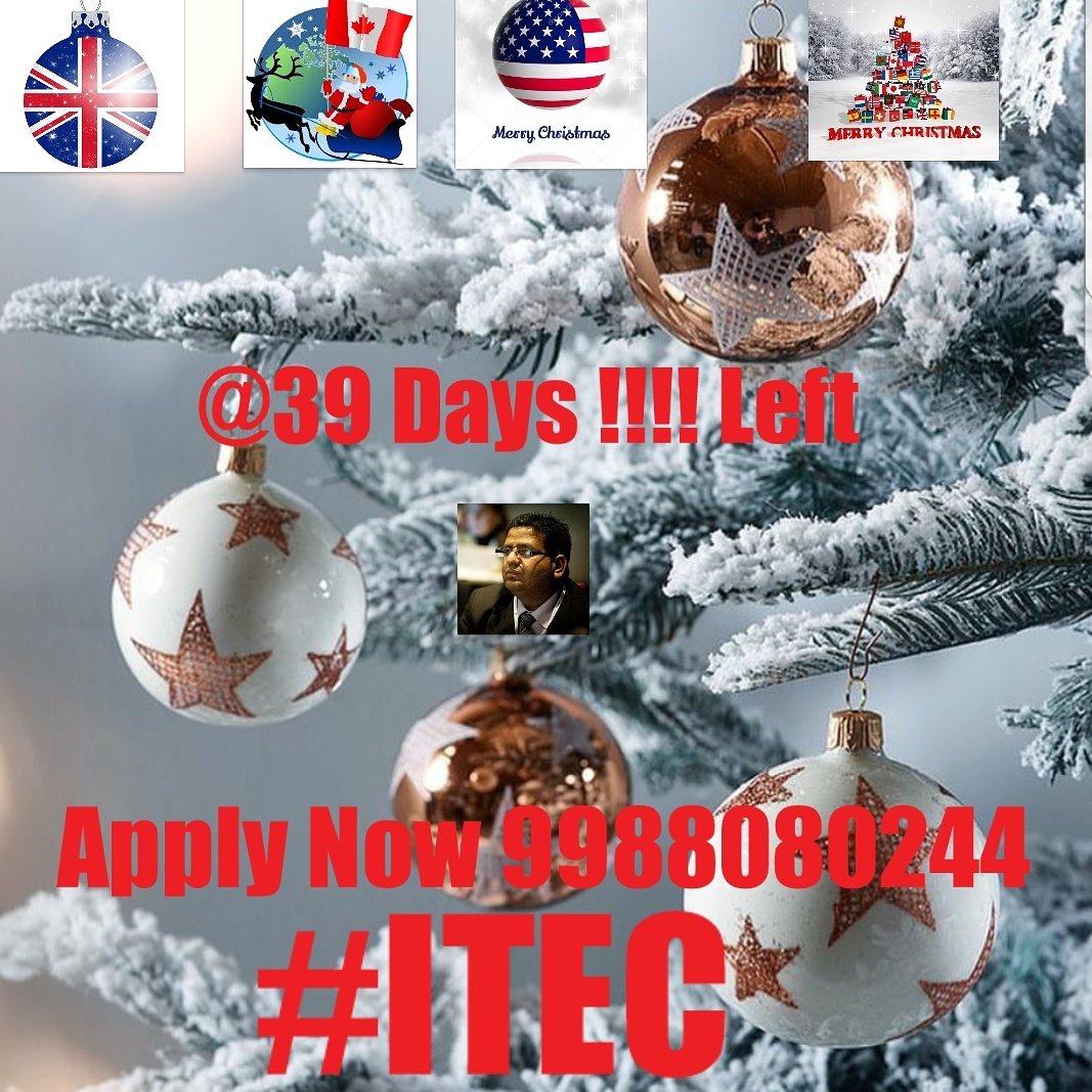 #countdown #chritmas #25dec2017 #visitcanada #visituk #visitusa #visaeurope #visitaustralia #holidays #with #family #in #group #39 #days #left #100% #service #fees #after #visa #itec #scf33ffoppgndukabirparkmarket #Gndu #director #TilakRaj #Tilakrajoffical #9988080244