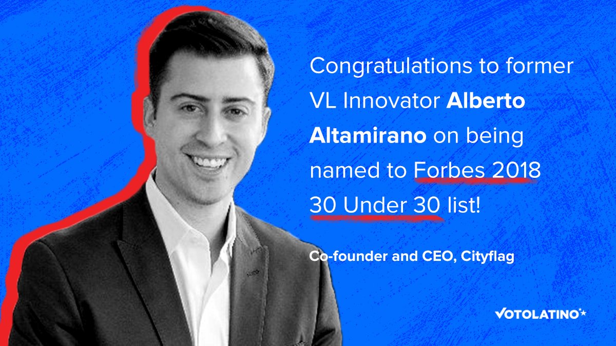 votolatino's tweet photo. Huge congrats to VL Innovator @betoaltamirano for being named a @Forbes 30 Under 30 Social Entrepreneur! #30Under30 https://t.co/PEg8AGcd4N https://t.co/SRBQLbEtjc
