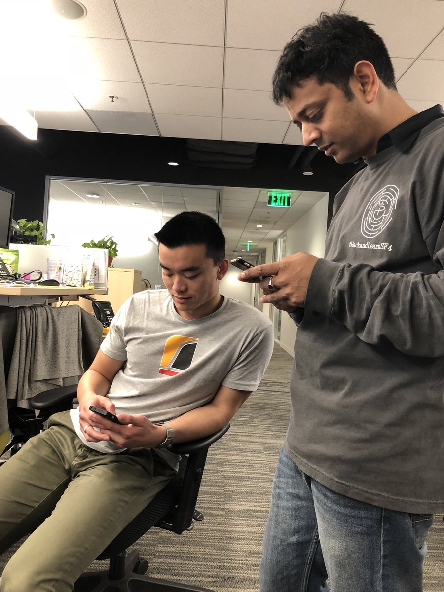 kshahtweets's tweet image. Some people just know they aren’t winning, so are spending time tweeting #HackAndLearnSF4 @pasta_curry @FrankNguyener