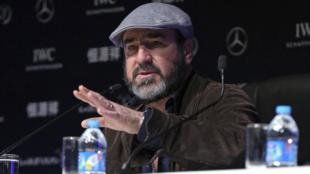 partidazocope's tweet photo. Cantona: "Cuando tienes 25 años y jugaste con Brasil y con el Barça, uno se pregunta qué ha venido a hacer a Francia para jugar contra el Guingamp o el Amiens". https://t.co/vzhzJjkFUc