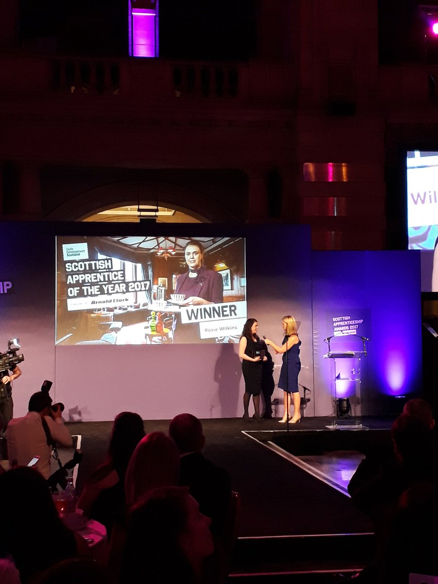 CITB_Scotland's tweet photo. WELL DONE ROSIE WILKINS! She's the #ScotAppAwards overall #apprentice of the year, and a great ambassador for apprenticeships https://t.co/e8rPL7Jjvl