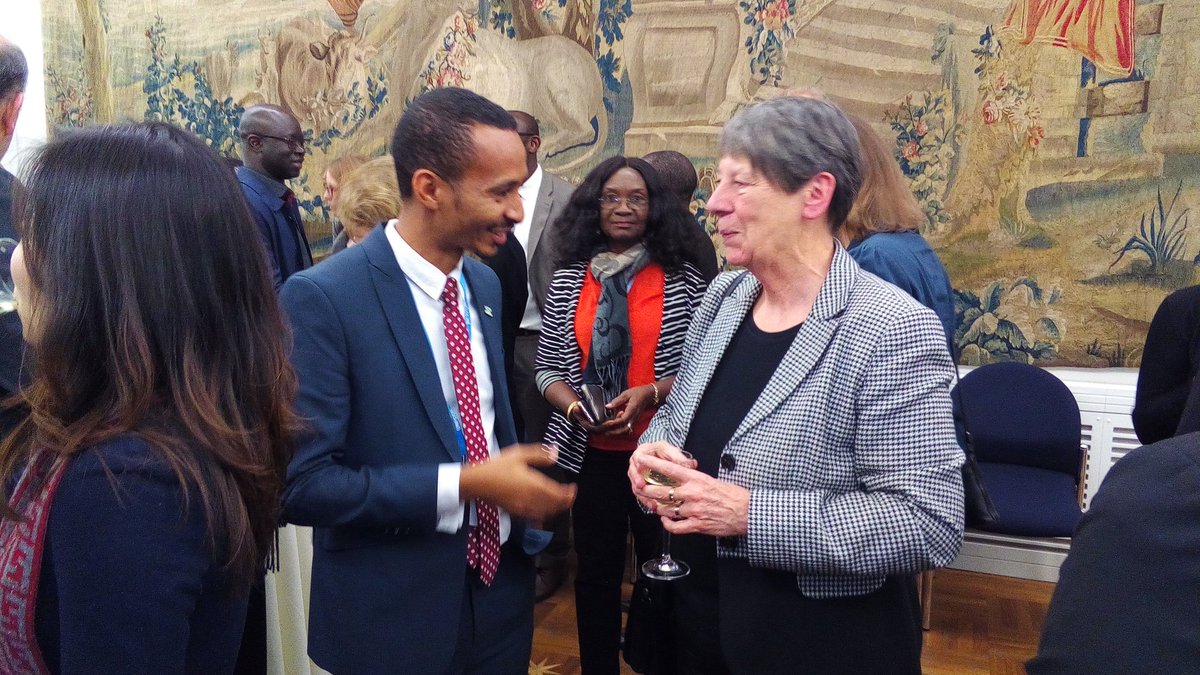 FazalIssaAbdul's tweet photo. It was nice to have a chat with you Madam Minister. Thank You and the Government of Germany for the continued support to the @adaptationfund
#10YearsofAF
@bmub @forumcctz @UNFCCC @UNEP @PACJA1 https://t.co/BBHdzoKE9X