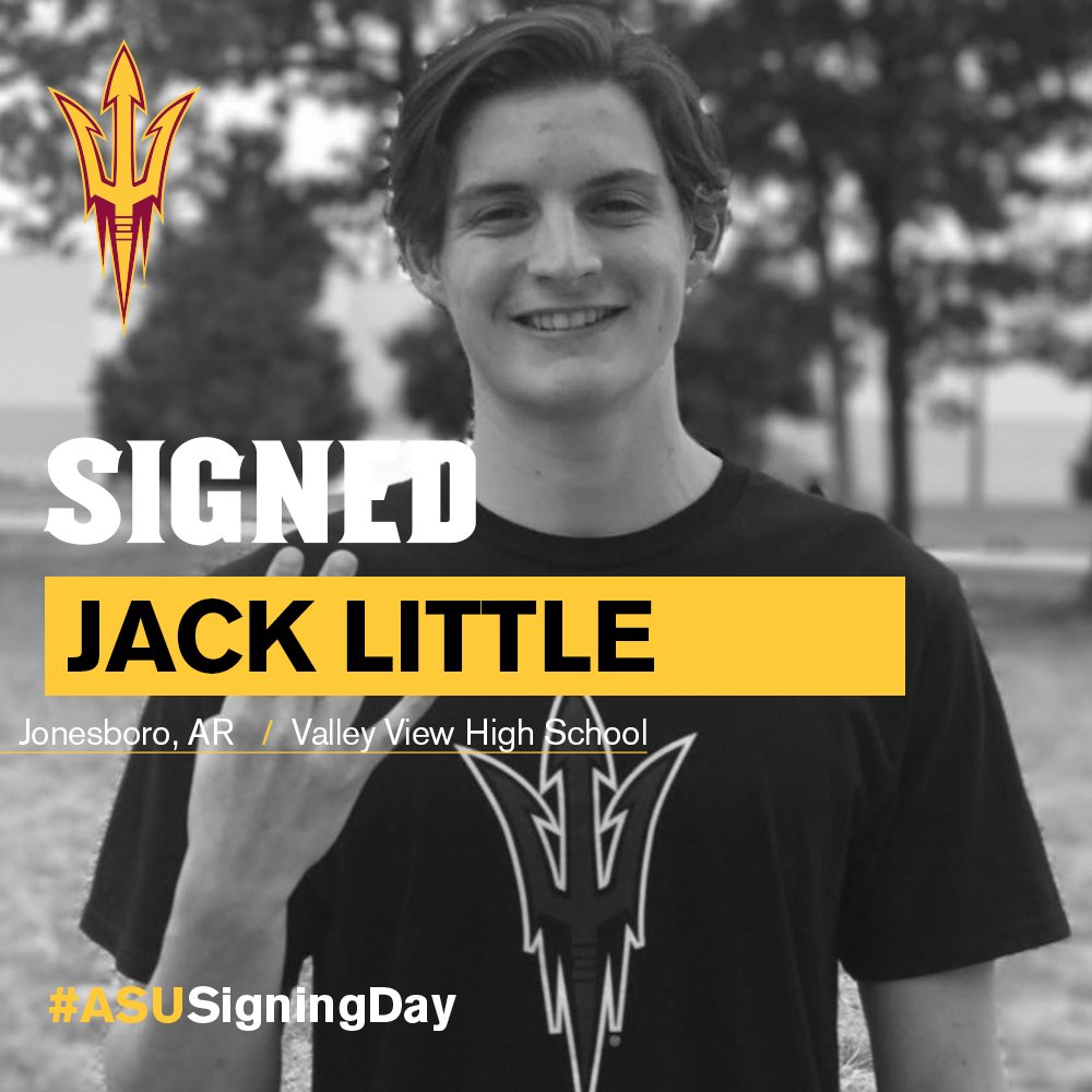 ASUSwimDive's tweet photo. We have another signing to announce! Welcome Jack Little to Sun Devil nation! #SunDevilMomentum #ASUSigningDay https://t.co/G1V14jpEH9