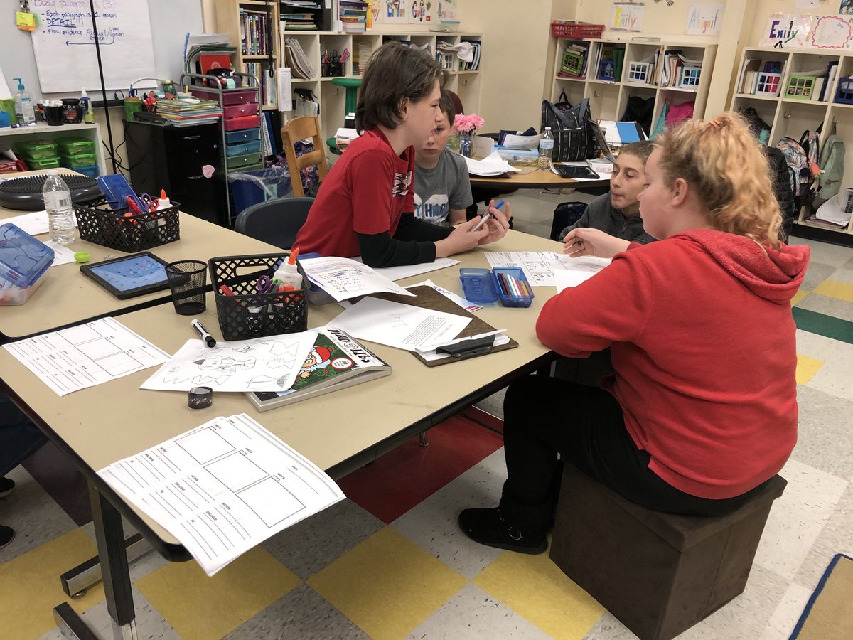 StephWeber207's tweet photo. @ms_labrecque 6th grade class working on their story boards for their stop motion videos! #creation #edtech207 @Washburn_School  #making #writing #stopmotion https://t.co/AIdbk41AOH