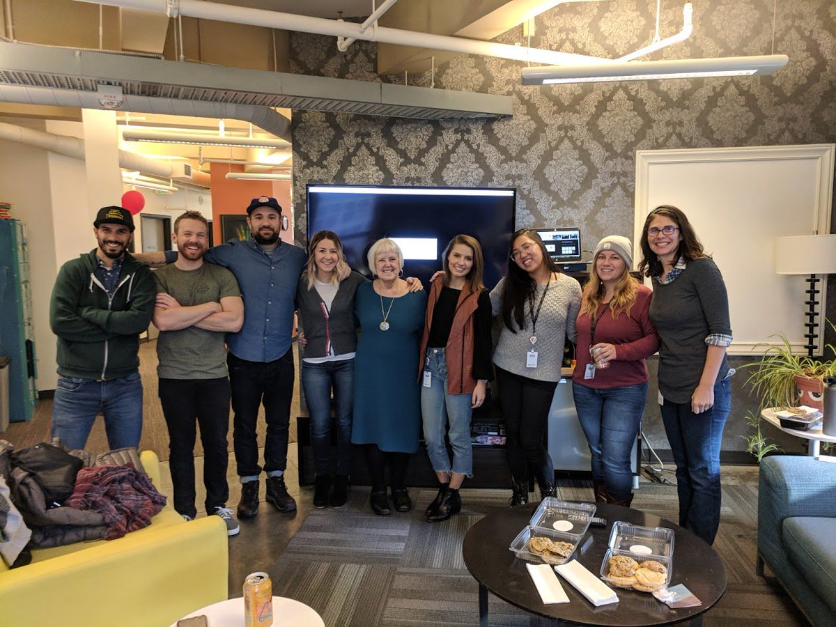 We were so excited to have Zoe Freeman, Wellness-Engagement Coordinator and Head Figlet of  <a href="/FiggySeattle/">Pike Mrkt Sr. Center</a> <a href="/pikemarketfb/">Pike Market FoodBank</a> come speak to us <a href="/YeslerB2B/">Yesler</a>! It was so fantastic learning about the impact #local #seattle organizations are making and how we can #support them!