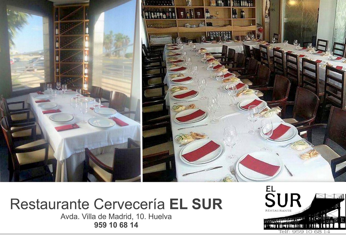 El_Sur_'s tweet photo. Asegura tu mesa, fecha y horario para tu comida o cena en las fechas que se acercan. Consulta menús y reservas por whatsapp al 637 531758, por email a cerveceriaelsur@gmail.com, en nuestro teléfono 959 10 68 14, por mensaje de Facebook o viniendo a visitarnos. https://t.co/eKtFVRQHVr