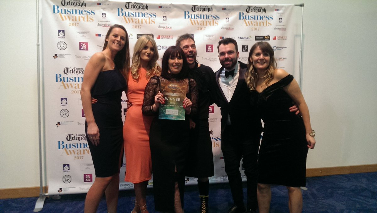Congratulations to <a href="/Geikohair/">Geiko Hair</a> on winning the Retail Business of the Year, sponsored by @Influencer_Ch #Winner #CTBA2017