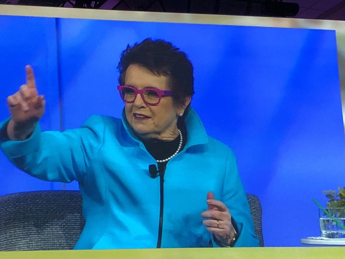 Relationships are everything.  Keep learning and learning how to learn. Be a problem solver.  Advice from <a href="/BillieJeanKing/">Billie Jean King</a> at @EY_WFF #WinningWomenِ