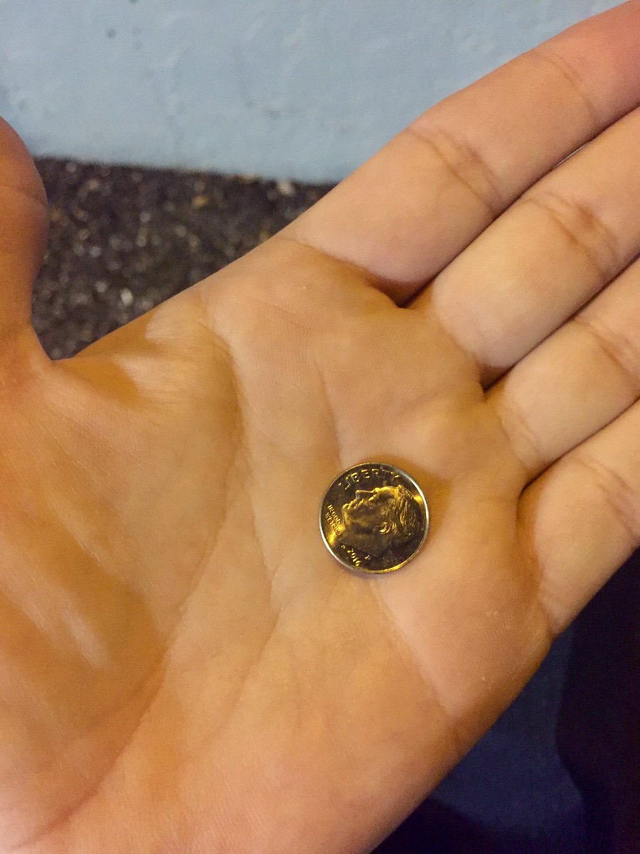 SRLMediaInc's tweet photo. They say that when you find a random dime it’s a direct gift from someone on The Other Side. I am a walking around doing some shots at an impromptu gig and heard something under my shoe. #verygrateful #missingallofyou https://t.co/tMqgpawW96