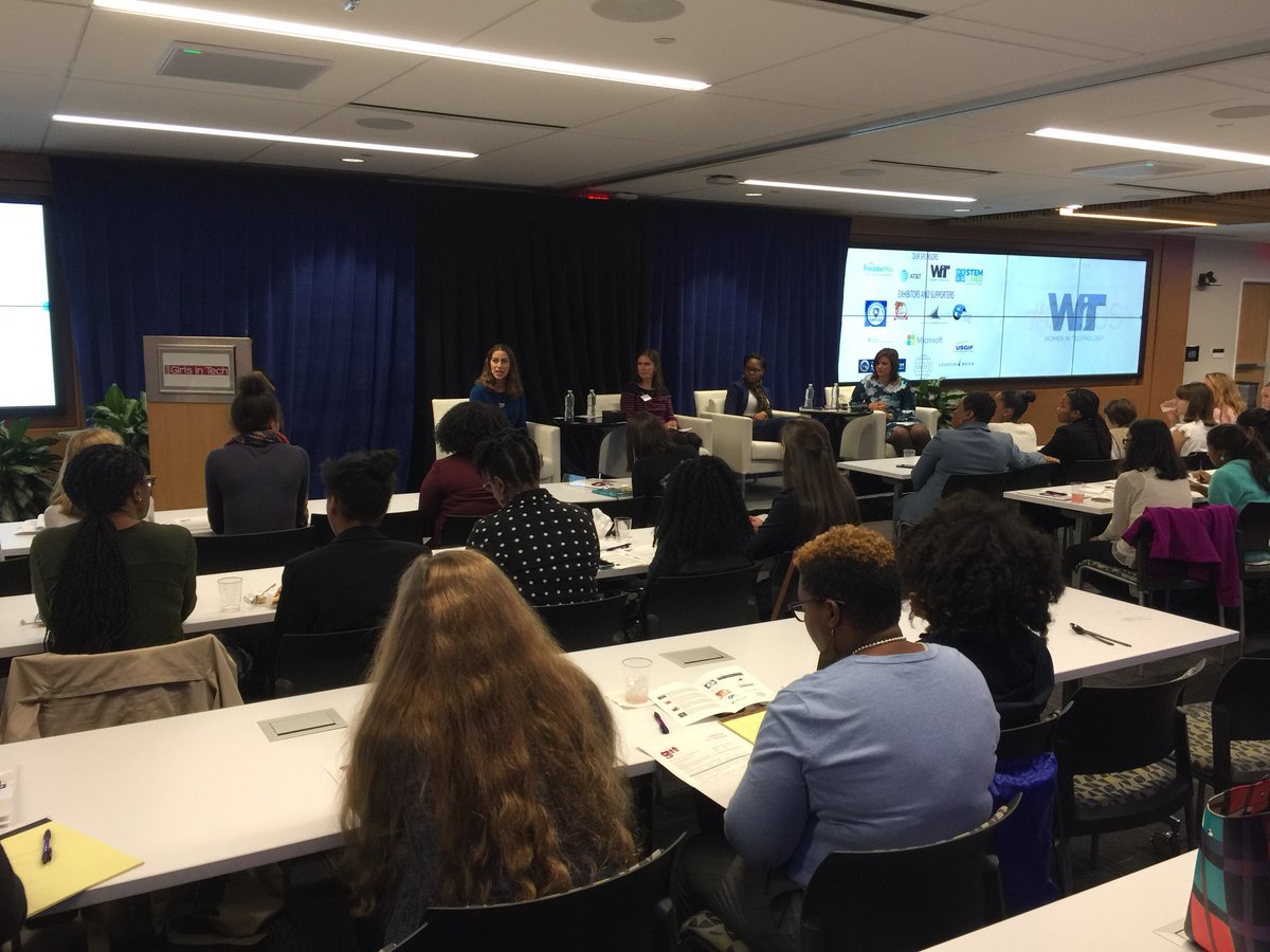 trishb1's tweet photo. Great crowd at @GirlsInTech_WIT #GITSOS where we are learning about and playing with STEM @STEMforHer @FreddieMac https://t.co/t2mxYDKt9q