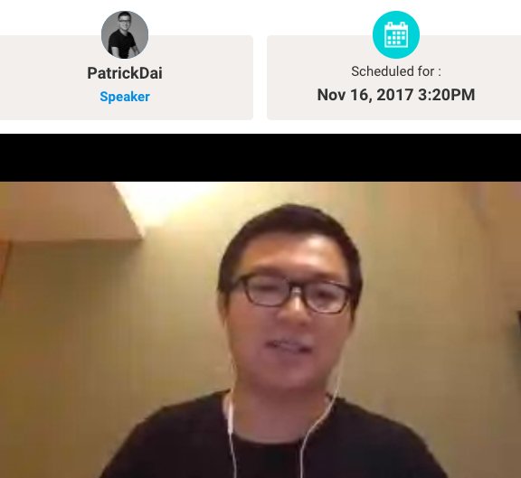 WithTheBest's tweet photo. Patrick Dai from @QtumOfficial is live and presenting Connecting Devices with #Blockchain for #BlockchainWTB https://t.co/xSNi3VIsdo