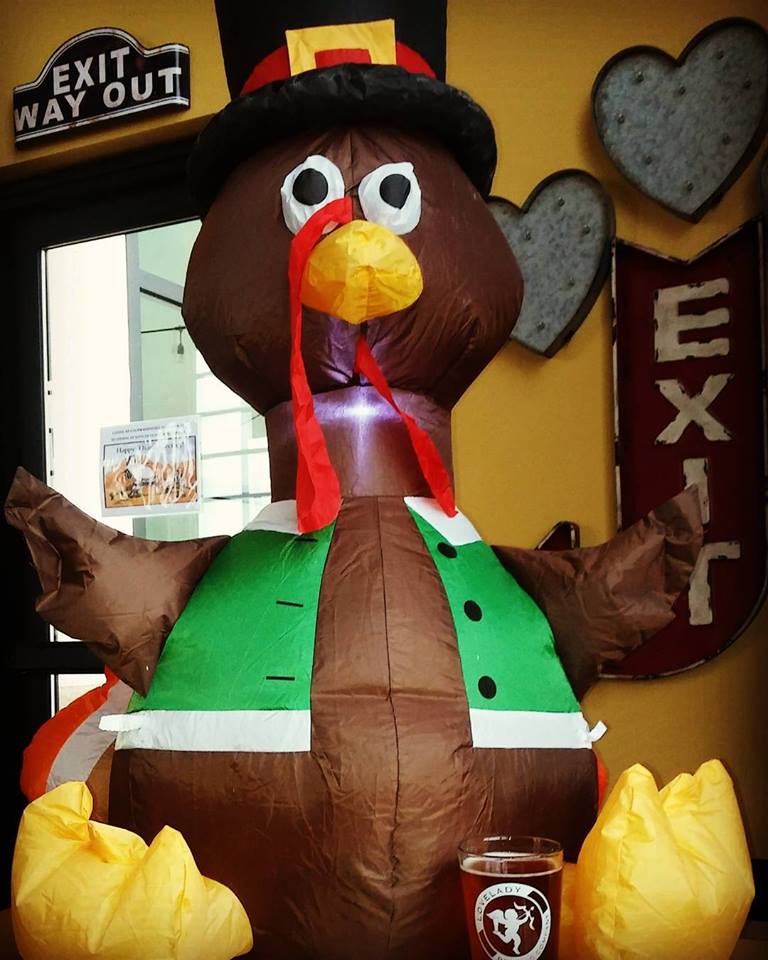Yes, that's right- tomorrow (Friday) at 7pm we are hosting Turkey Olympics! This is a free event with prizes, so bring your friends. The night will include frozen turkey bowling! #lvbrewery #hendersonmade #loveladybrewery #outrageouslylocal #happythanksgiving #turkeyolympics