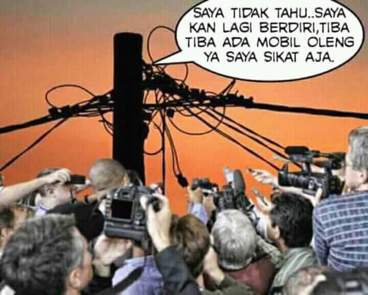 Memeh Tiang Listrik Diwawancara