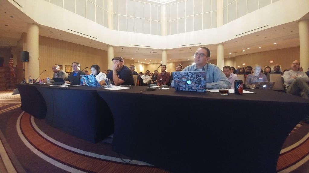 Our panel of judges looking great! We can’t wait for the final decision. Stay tuned. #techduels #azure #aws #cloudplatforms