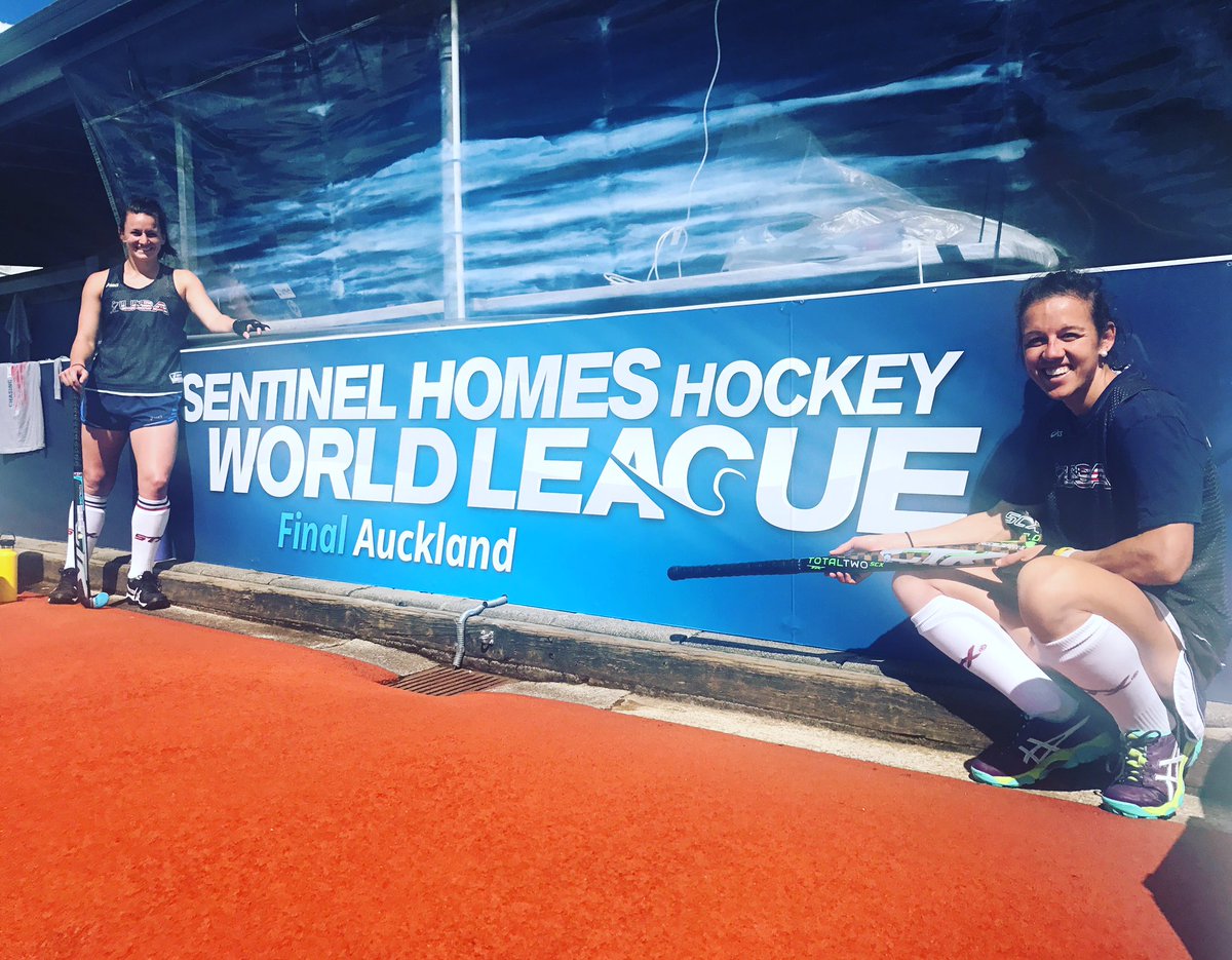 poppatweett's tweet photo. We are all set for our first match tonight in the World League Final! Thank you @TKhockeyUSA for our new sticks and please tune in to watch us take on Korea @ 6pm local time. #HWL2017 https://t.co/CTmVADMkI4