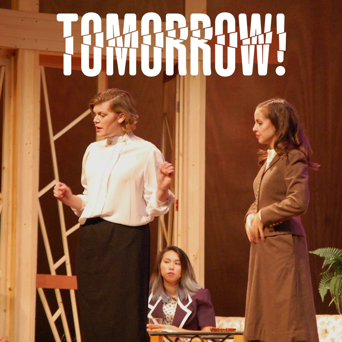 PMTheatre's tweet photo. Here we go!!! This weekend @ 7:30pm at Penn Manor High School, catch #PMNone Friday and Saturday ONLY!! https://t.co/R10DjdwHuw