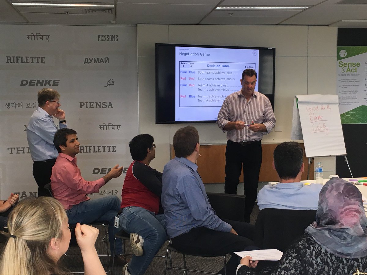 mgoleb's tweet photo. @APBeeSchool Sydney plays “The Negotiation Game”. A great way to learn the art of the deal. #APBee9Buzz @TheBeeSchool @MEABeeSchool https://t.co/I1gGGOM1Hp