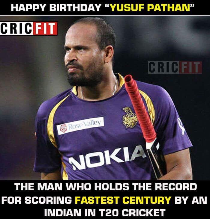 Happy Birthday Yusuf Pathan 